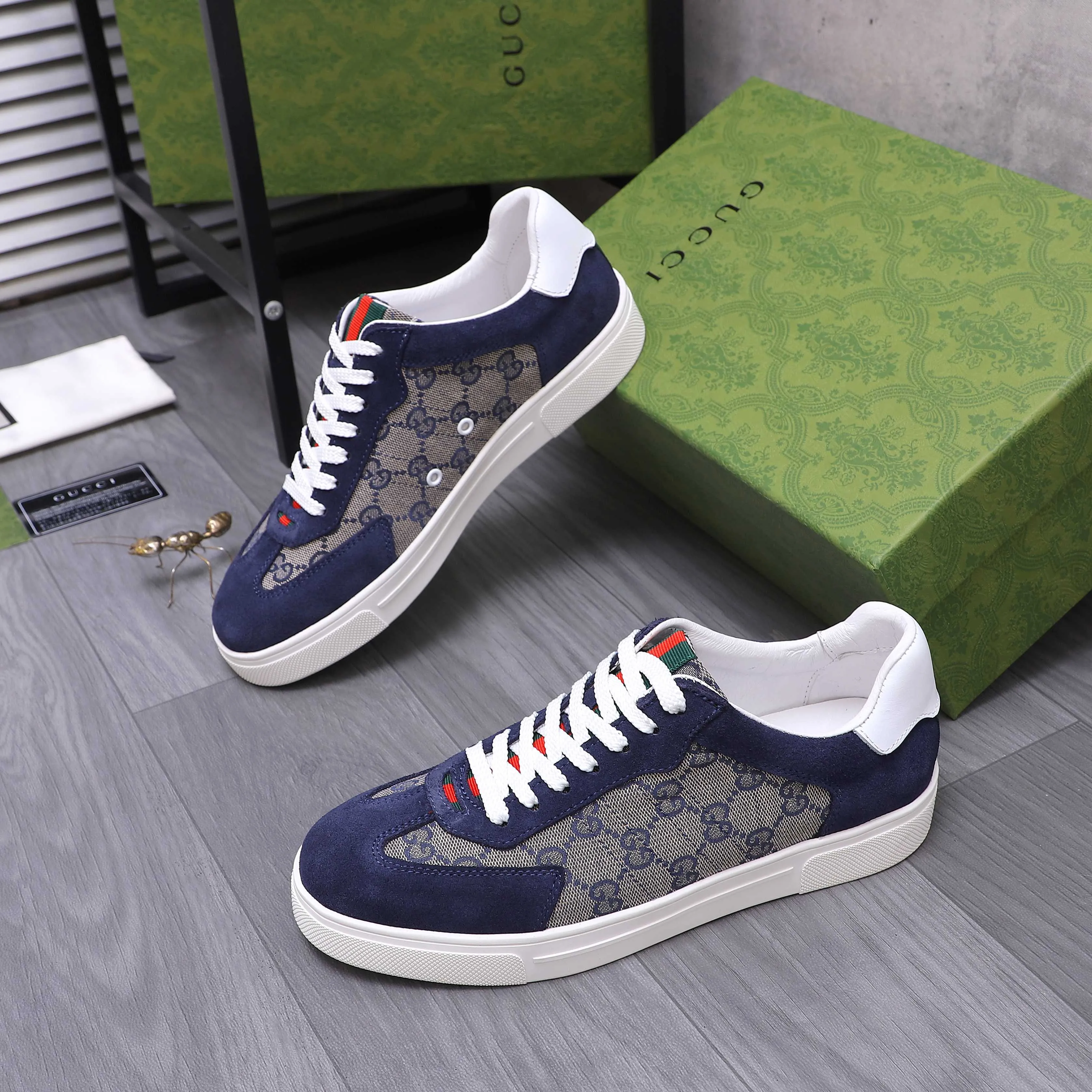 Men's shoes 💰p400 Product trademark: GUCCI "Gucci" casual lace-up men's shoes Regular size: 38-45 (45 is custom-made and non-returnable) Product materials: Selected classic woven stitching frosted cowhide upper, pigskin lining, original rubber outsole